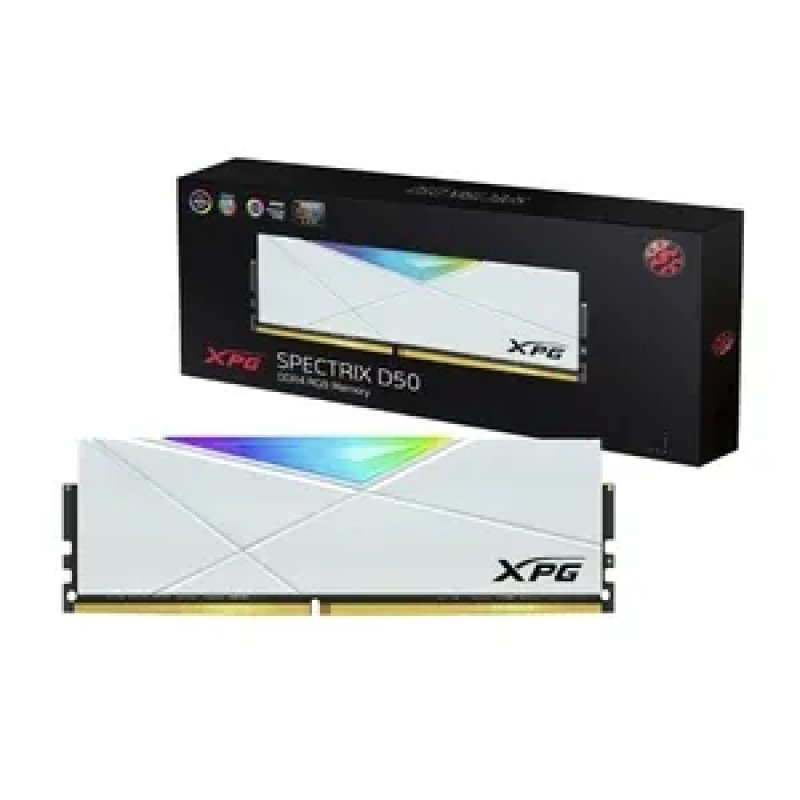 MEMORIA RAM DDR4 XPG D50 RGB 8GB 3600MHZ WHITE