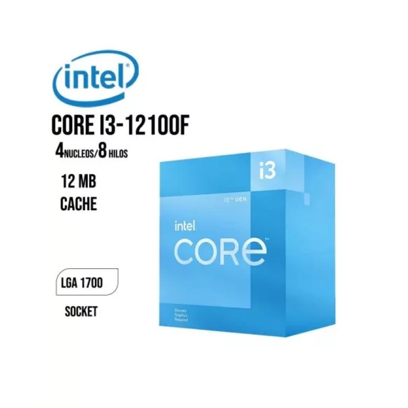 PROCESADOR INTEL CORE I3 12100F