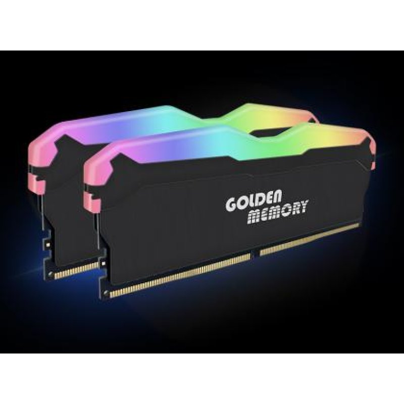 MEMORIA RAM DDR4 GOLDEN 8GB 3200MHZ BLACK RGB