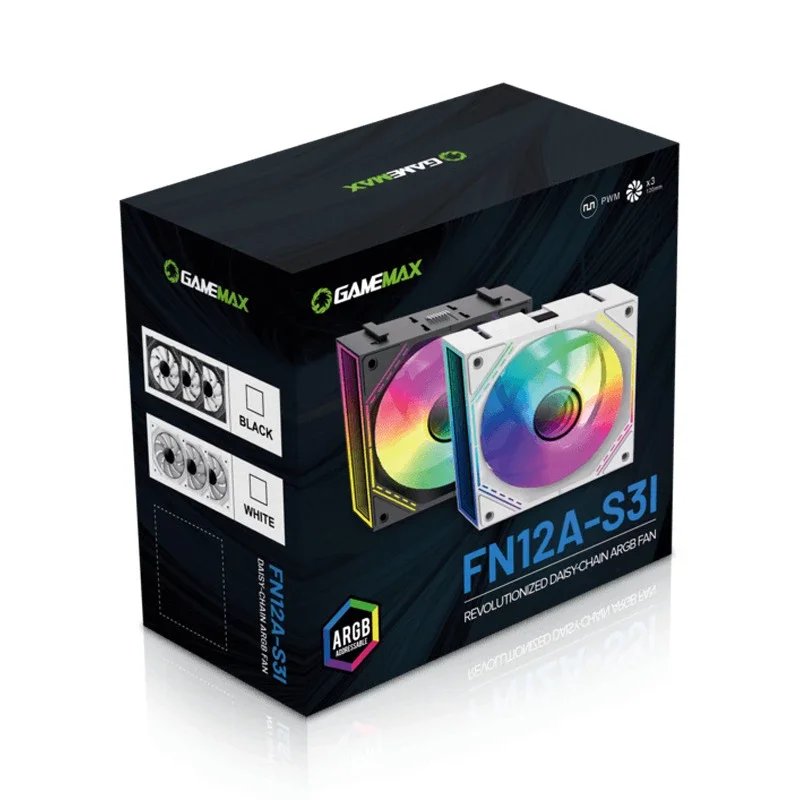 KIT FANS GAMEMAX FN12A-S3I BLACK
