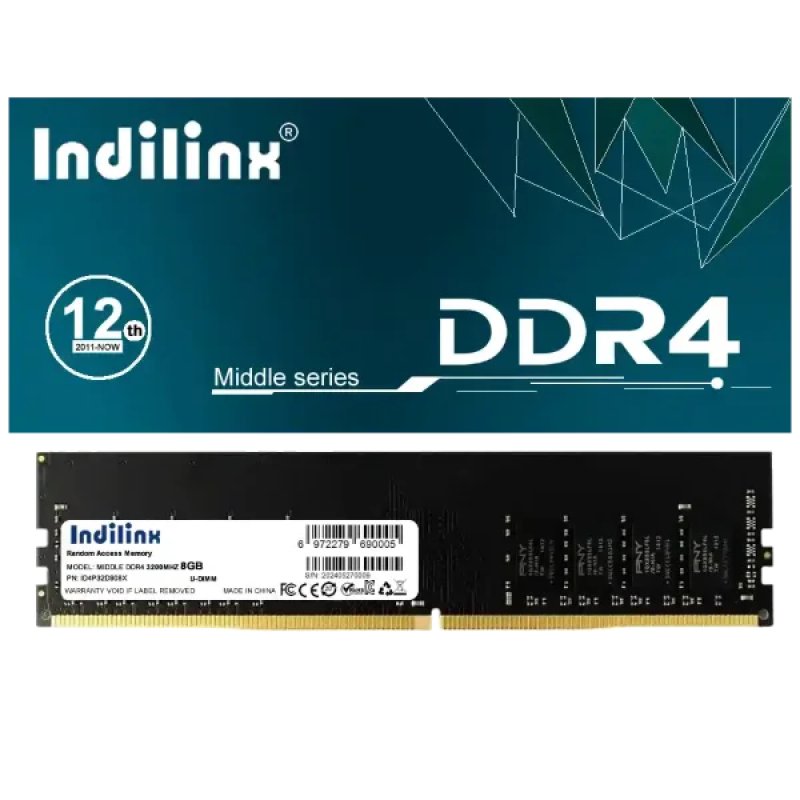 MEMORIA RAM INDILINX 8GB 3200MT DDR4