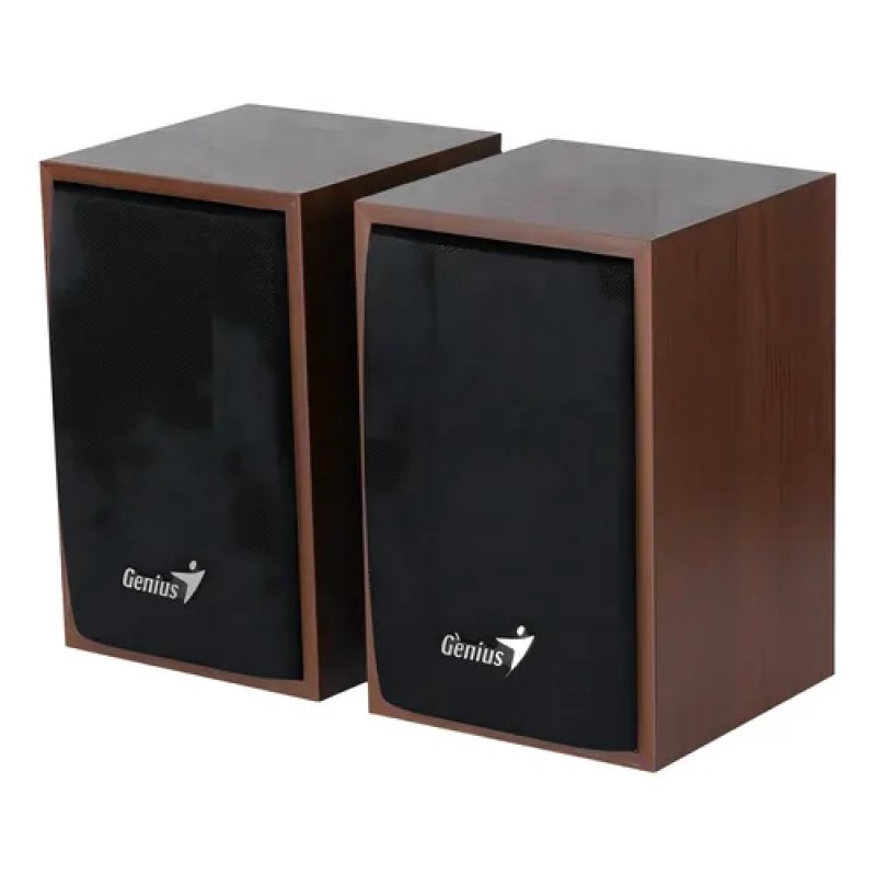 PARLANTE GENIUS SP-HF180 STEREO WOODEN