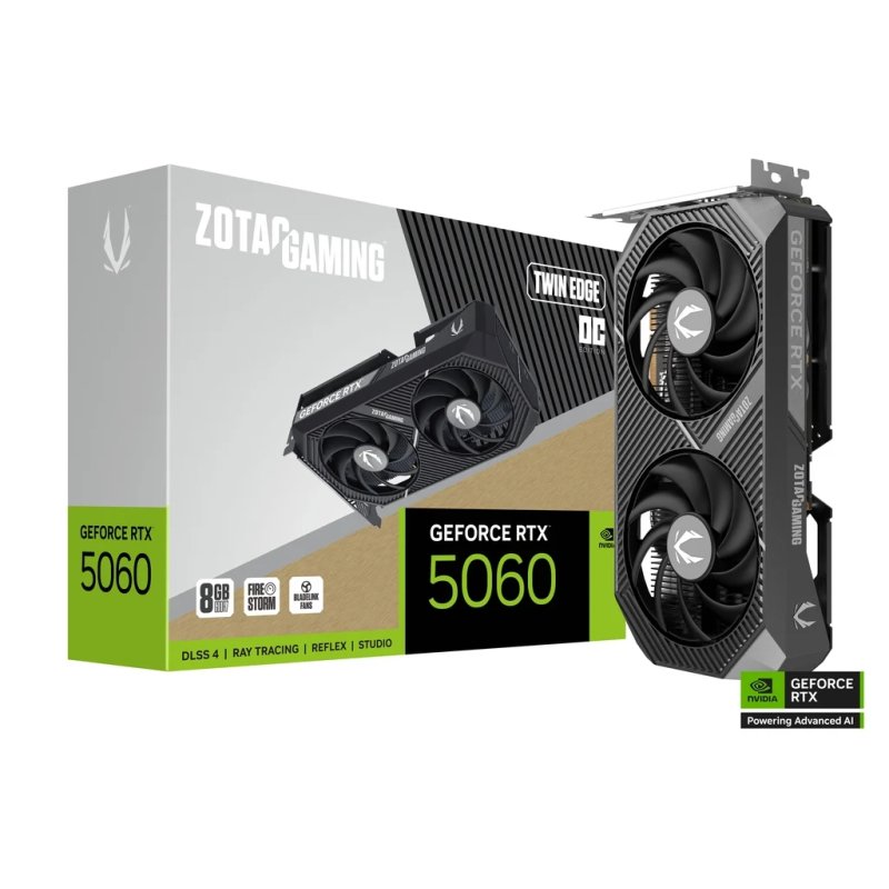 TARJETA DE VIDEO ZOTAC RTX 5060 8GB TWIN EDGE OC