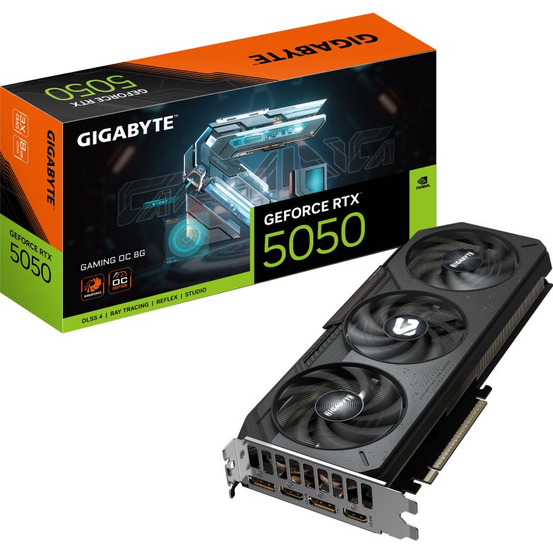 TARJETA GRAFICA GIGABYTE GAMING OC RTX 5050 8GB